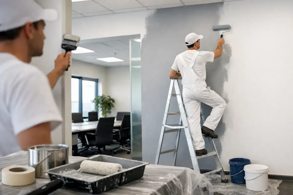 How to Repaint Commercial Office Walls