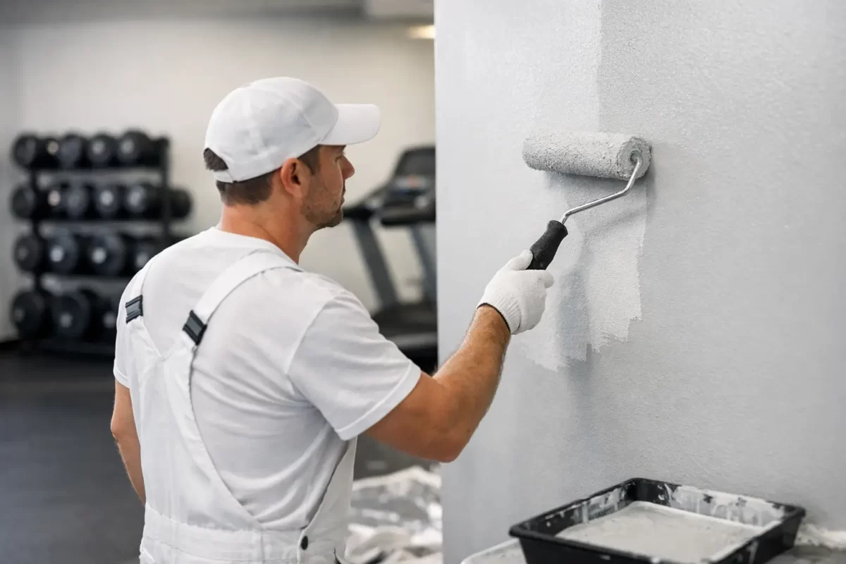 Painting Gyms for Durability and Presentation