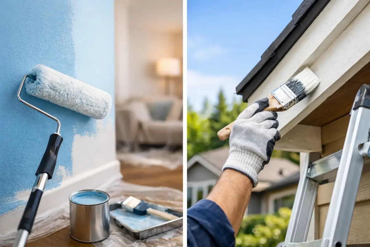 Interior Versus Exterior Paint: What Changes?