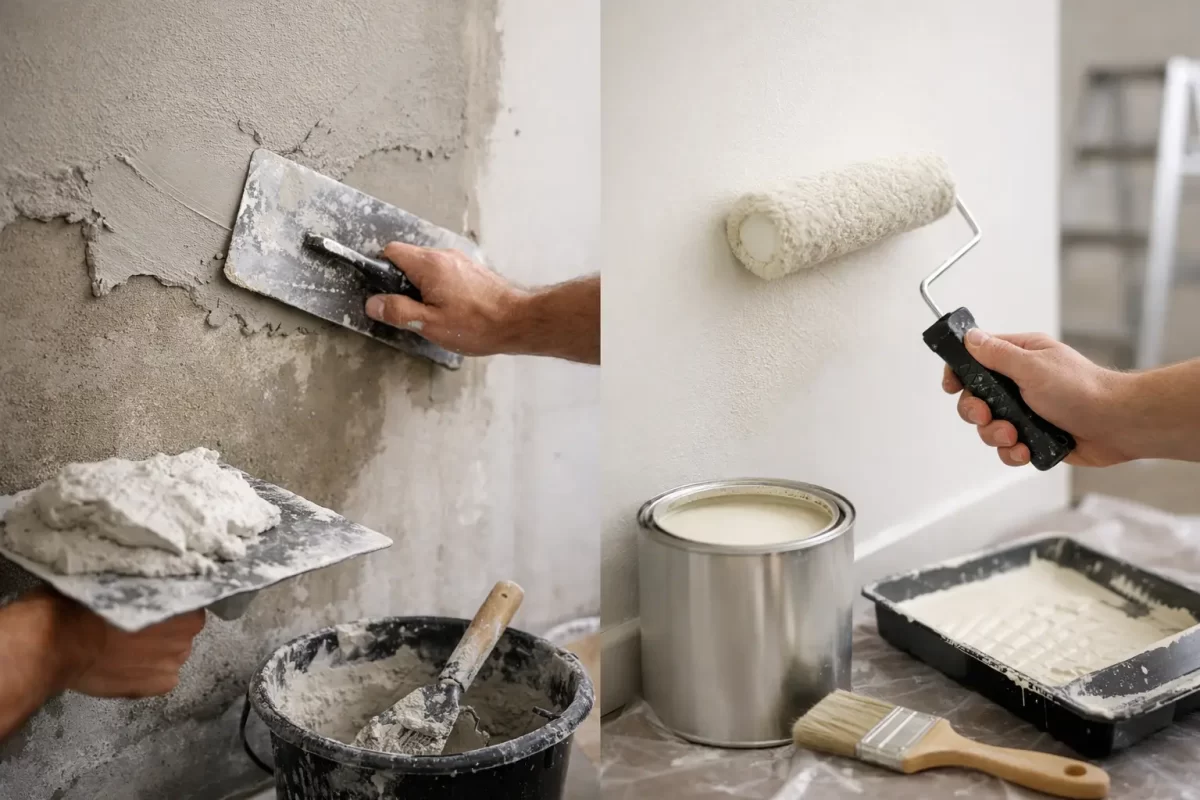Plastering or Painting First? Get the Order Right
