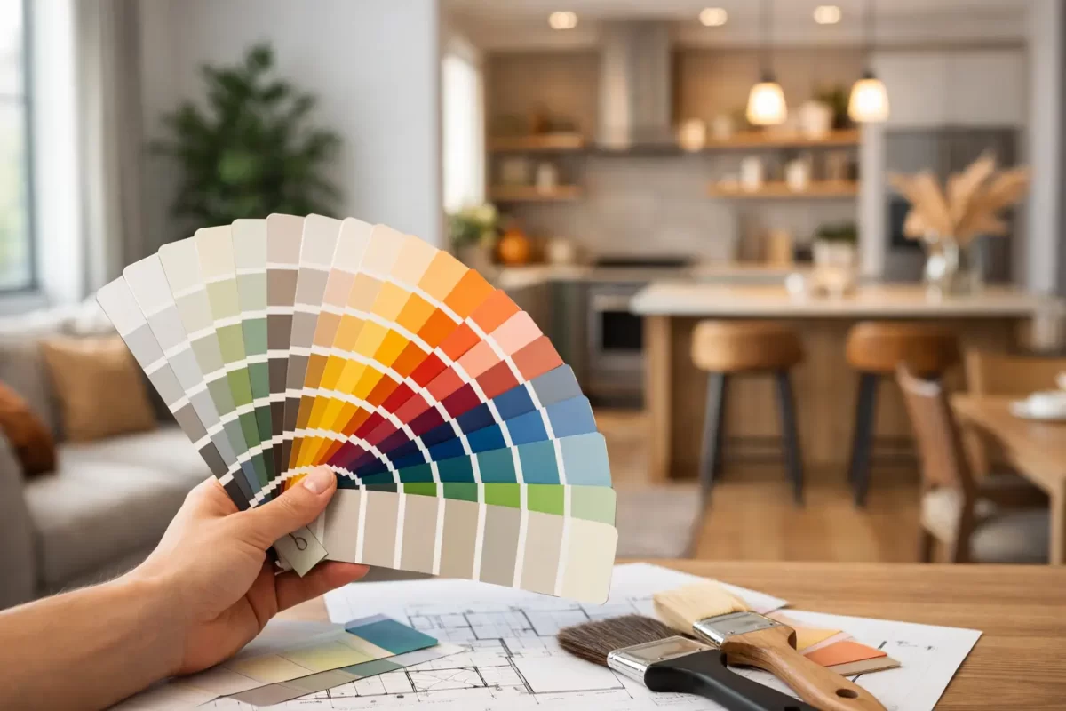 Choosing Colours for Open Plan Homes Well